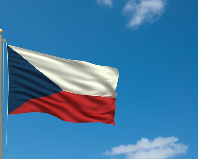 Flagge der tschechischen Republik