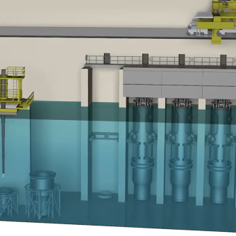 Modell eines NuScale-SMR
