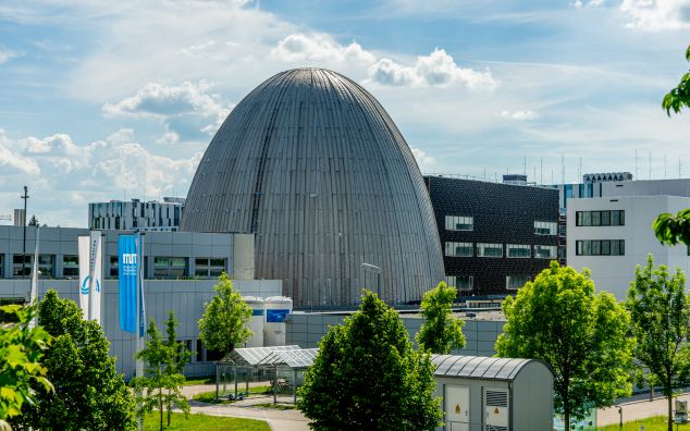 Forschungsreaktor FRM auf dem Forschungscampus Garching bei München