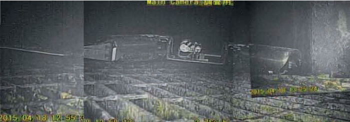 Bildaufnahme des ersten Roboters („Crawler“)