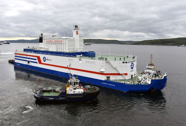 Das "schwimmende Atomkraftwerk" Akademik Lomonossow