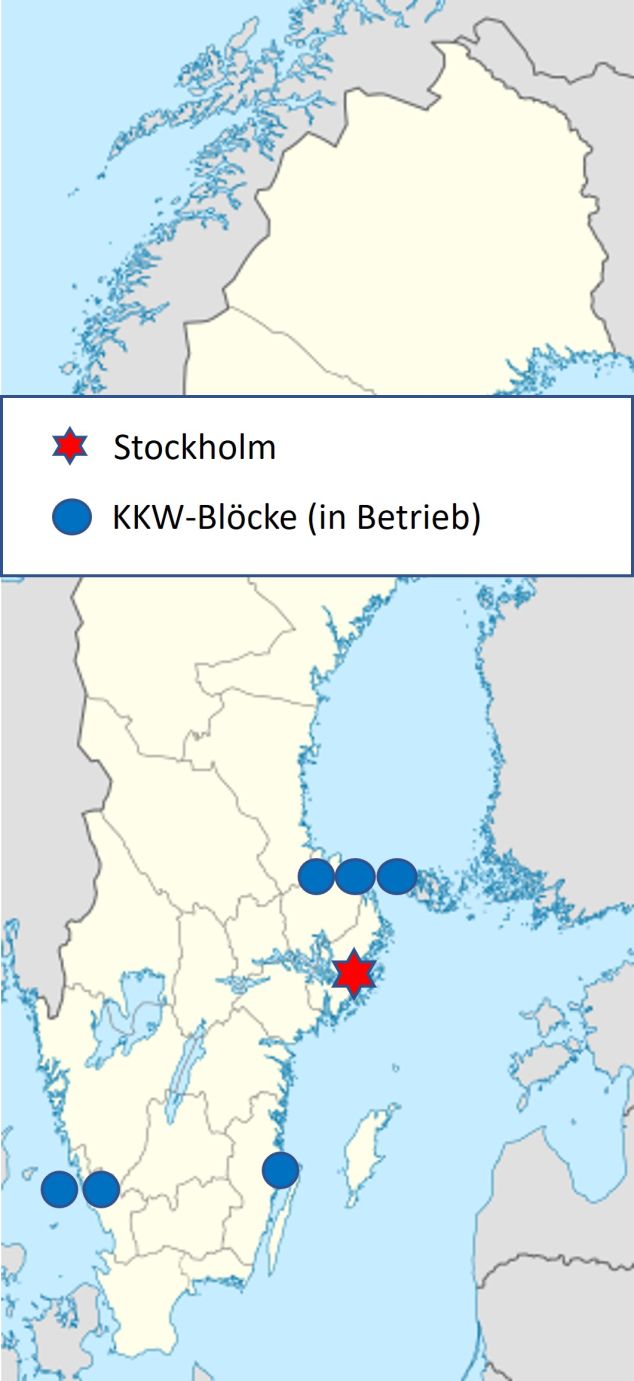 Standorte Schweden