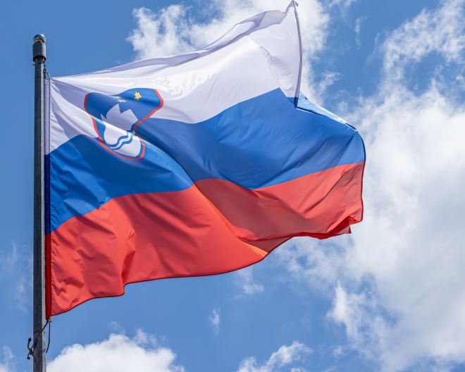 Slowenische Nationalflagge