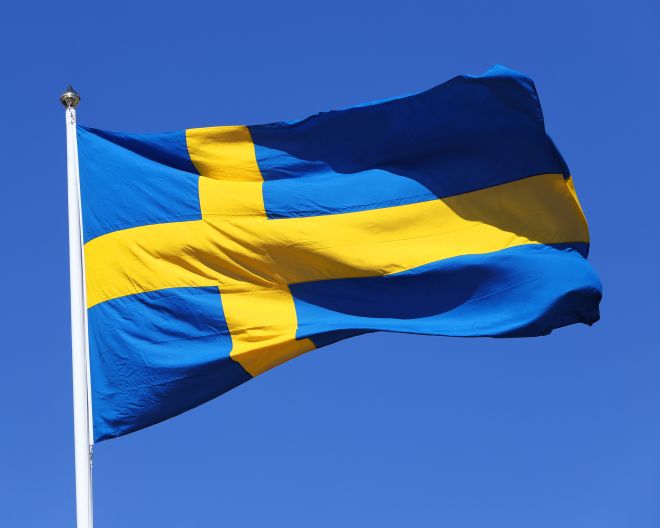 Schwedische Flagge