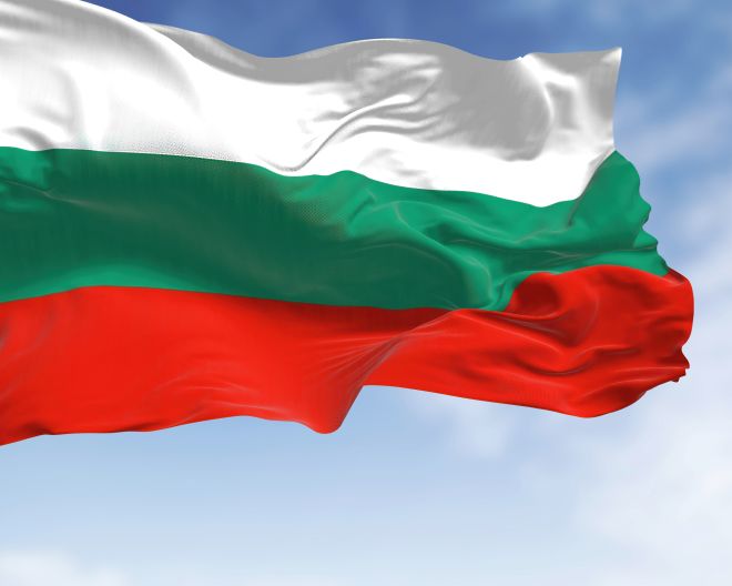 Flagge Bulgarien