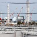 Arbeiten auf dem Anlagengelände des Kernkraftwerks Fukushima Daiichi