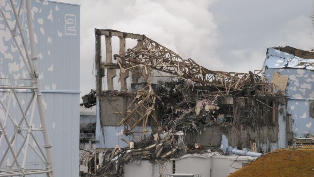 Zerstörtes Kernkraftwerk in Fukushima