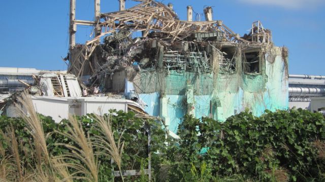 Zerstörter Reaktorblock am Kernkraftwerk Fukushima Zerstörter Reaktorblock am Kernkraftwerk Fukushima