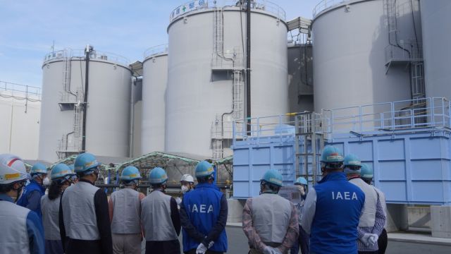 Wassertanks in Fukushima