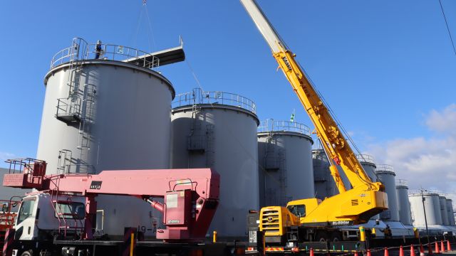 Arbeiten am Standort des japanischen Kernkraftwerkes Fukushima Daiichi Arbeiten am Standort des japanischen Kernkraftwerkes Fukushima Daiichi