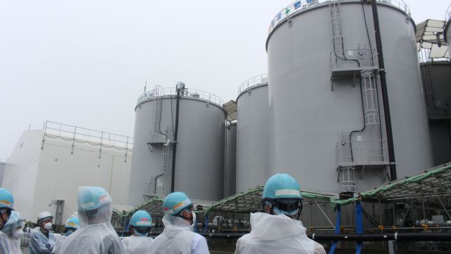 Wassertanks in Fukushima
