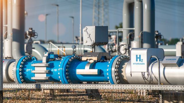 Wasserstoff-Pipeline zur Erzeugung erneuerbarer Energien
